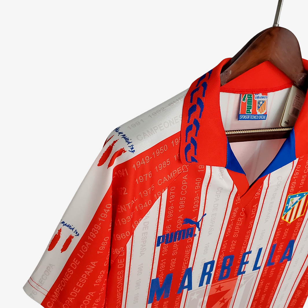 Camisa Atletico Madrid 1995/96 Home – Retrô