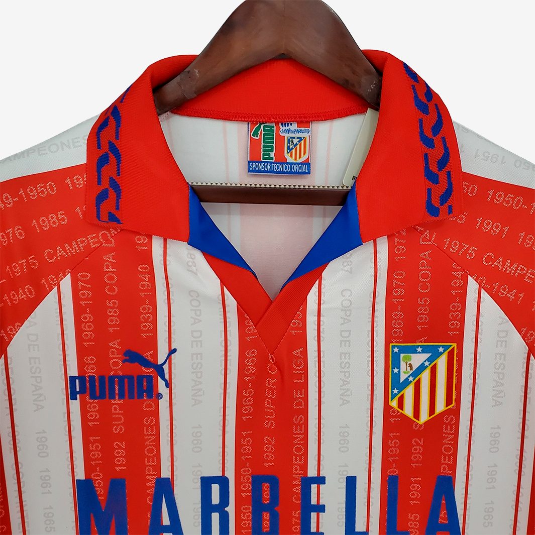 Camisa Atletico Madrid 1995/96 Home – Retrô