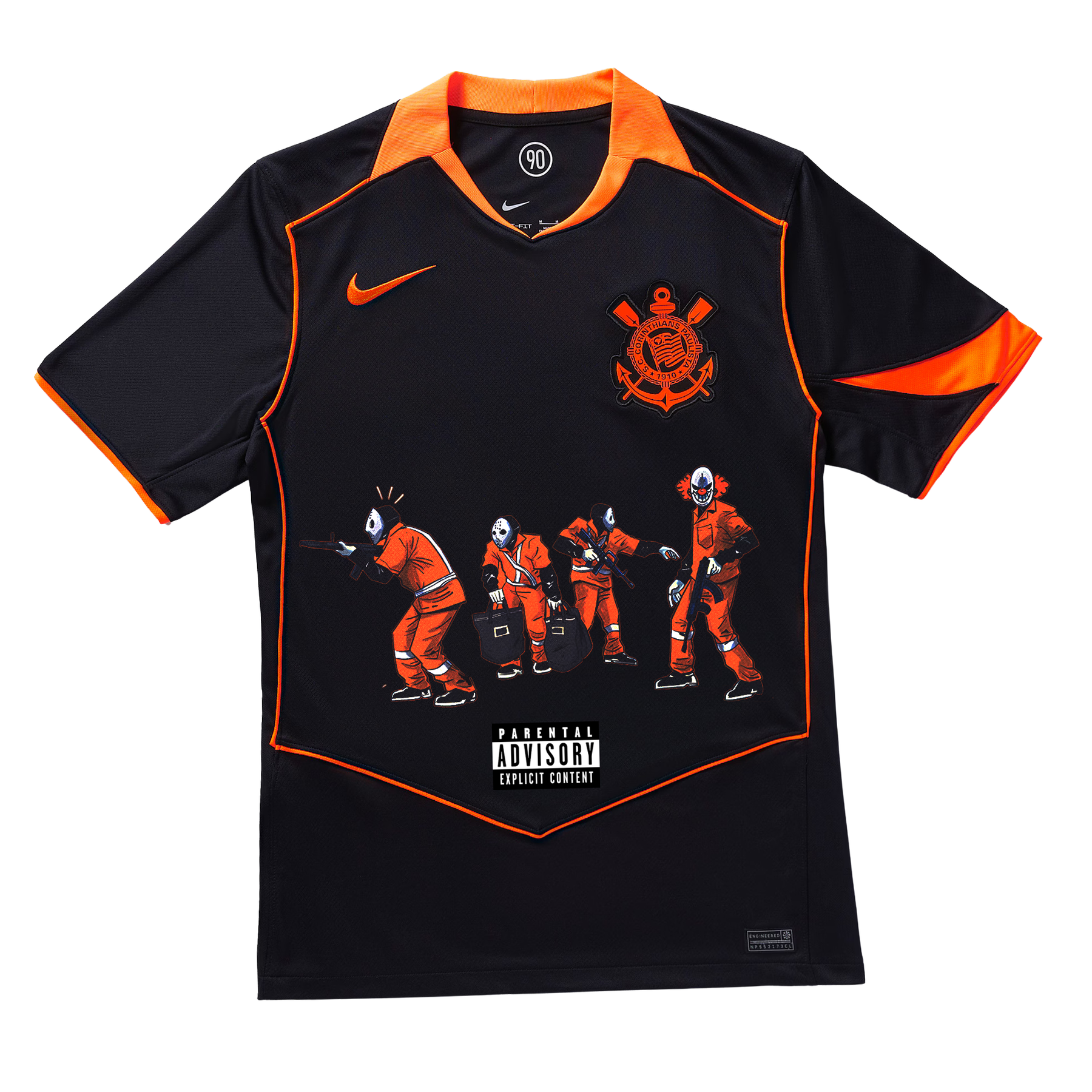 Camisa Nike Corinthians Total 90 Jogador x Racionais MC