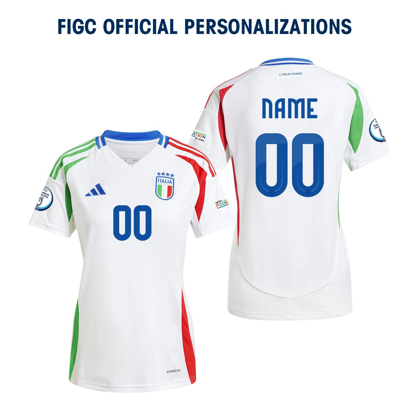 Camisa Itália 2024 Away – Feminina
