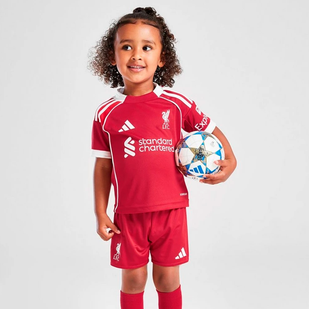 Kit Infantil Liverpool 2025/26 Home