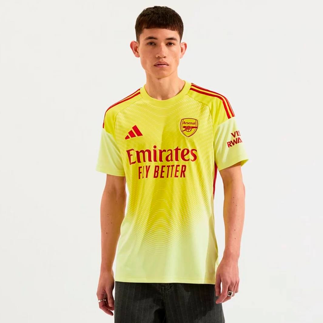 Camisa Arsenal 2025/26 Goleiro – Torcedor