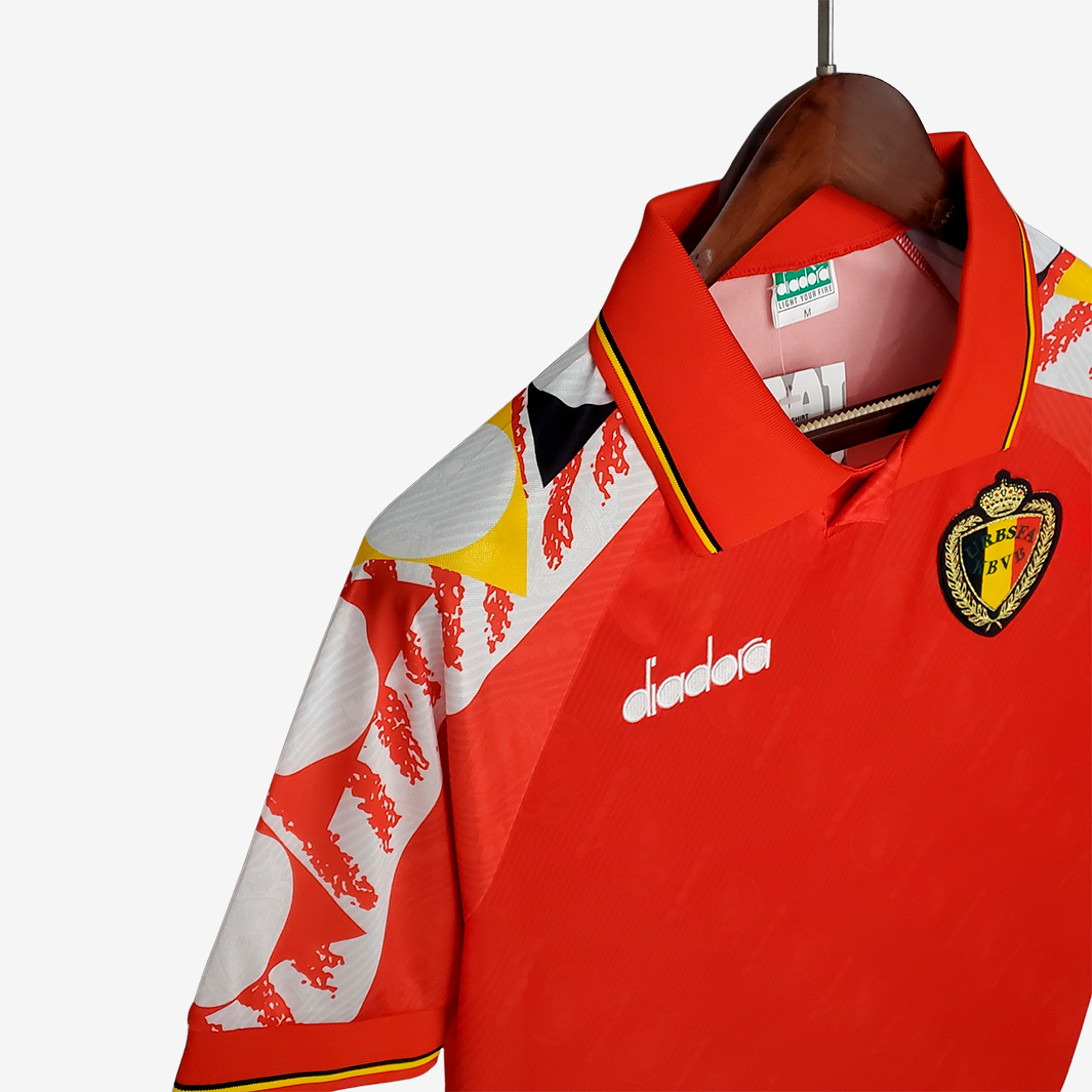 Camisa Bélgica 1995 Home – Retrô
