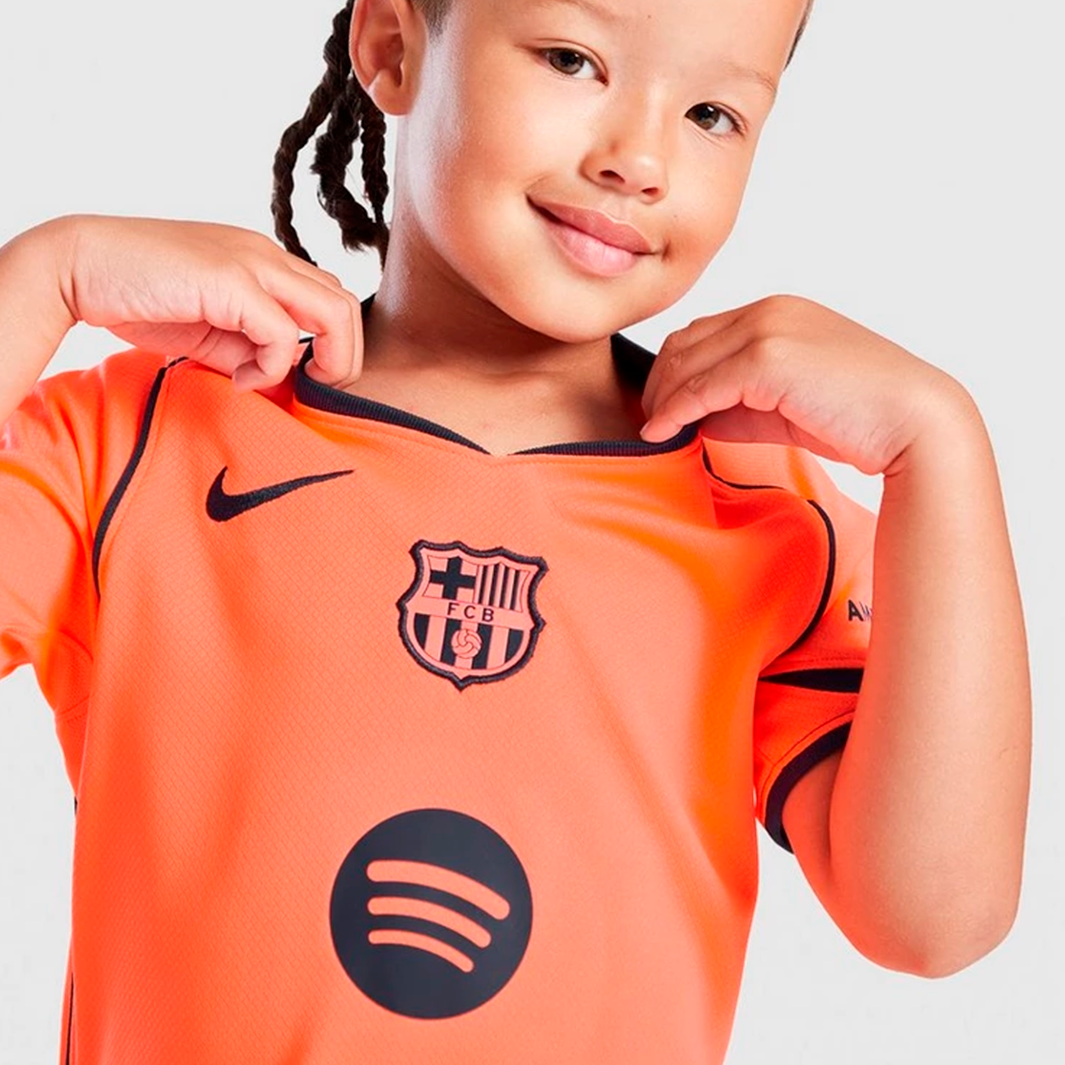 Kit Infantil Barcelona 2025/26 Third Total 90
