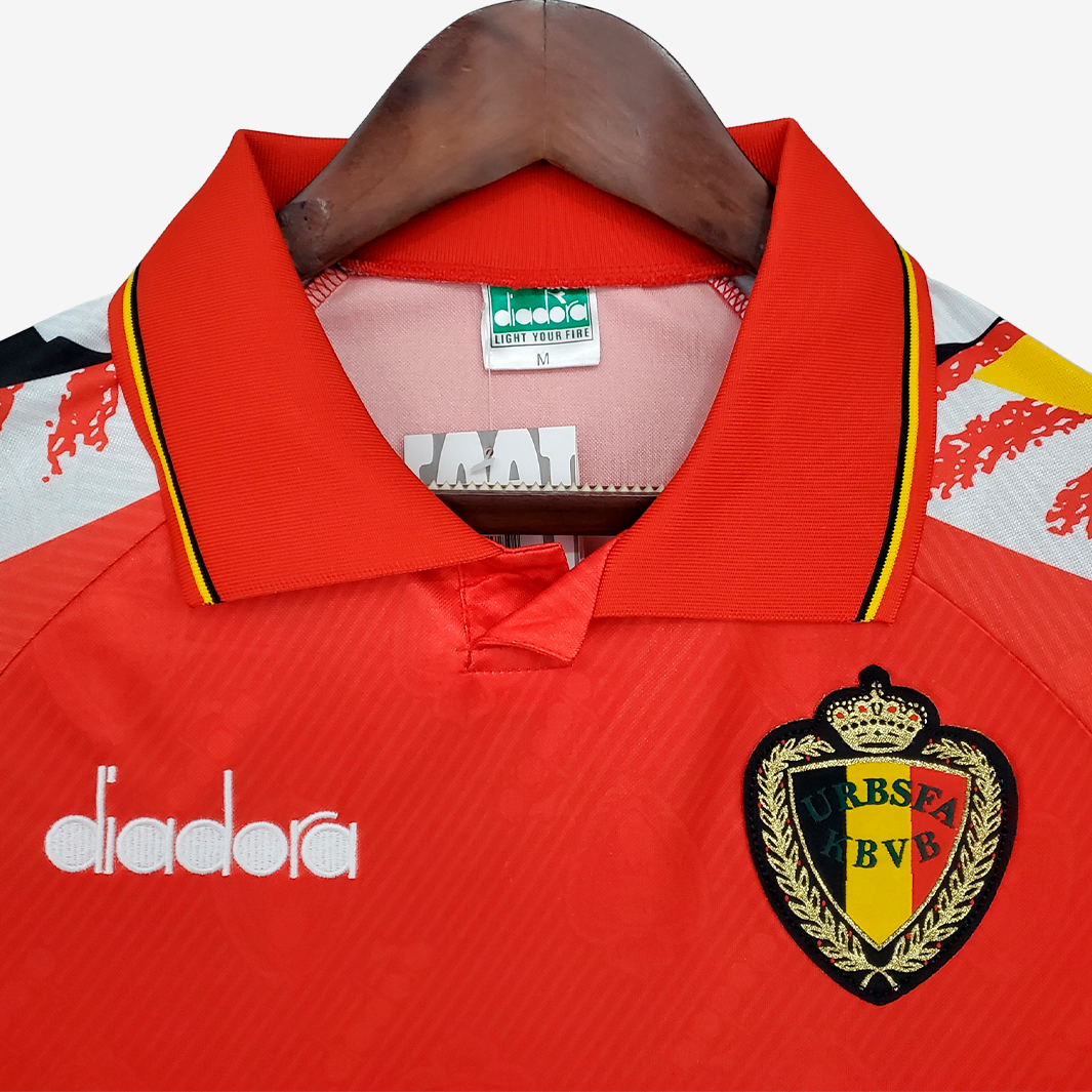 Camisa Bélgica 1995 Home – Retrô