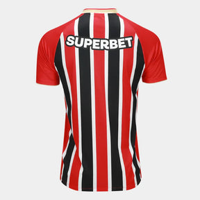Camisa São Paulo II 25/26 Torcedor New Balance Masculina - Vermelho+Branco