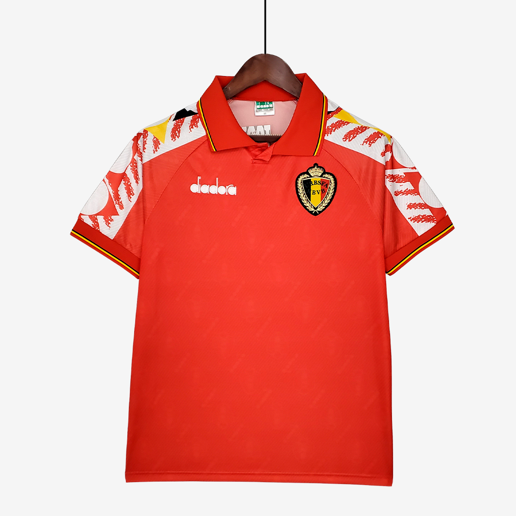 Camisa Bélgica 1995 Home – Retrô
