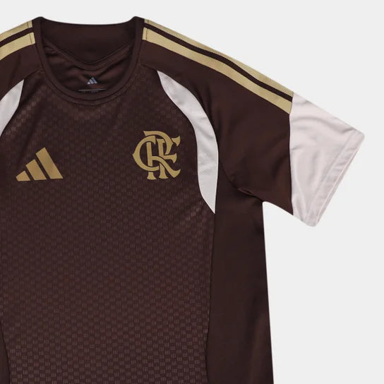 Camisa Flamengo Treino Marrom - Masculina