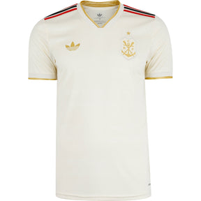 Camisa Adidas Flamengo III 25/26 Torcedor - Bege
