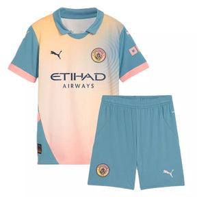 Kit Infantil Manchester City 2024/25 Fourth
