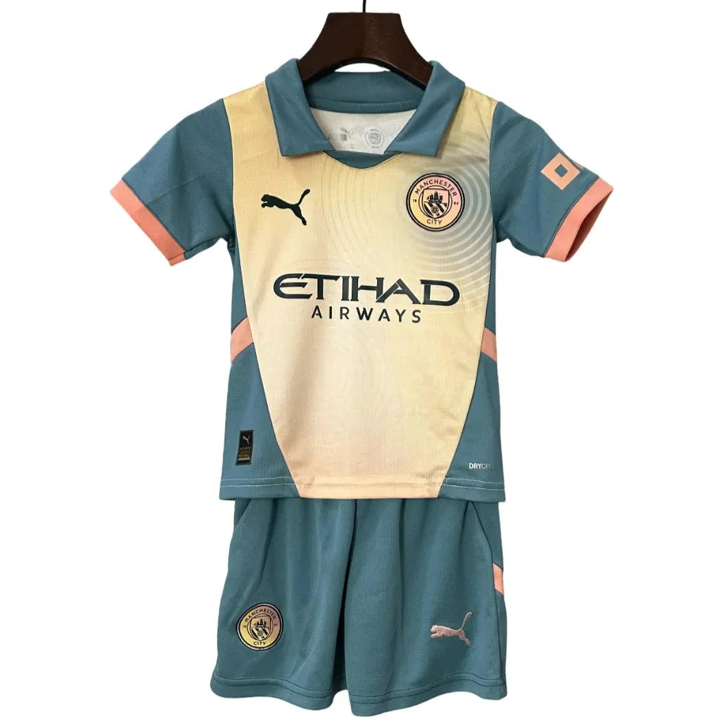 Kit Infantil Manchester City 2024/25 Fourth
