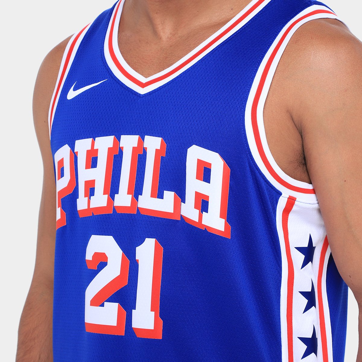 Regata Jersey NBA Nike Philadelphia - Azul Escuro