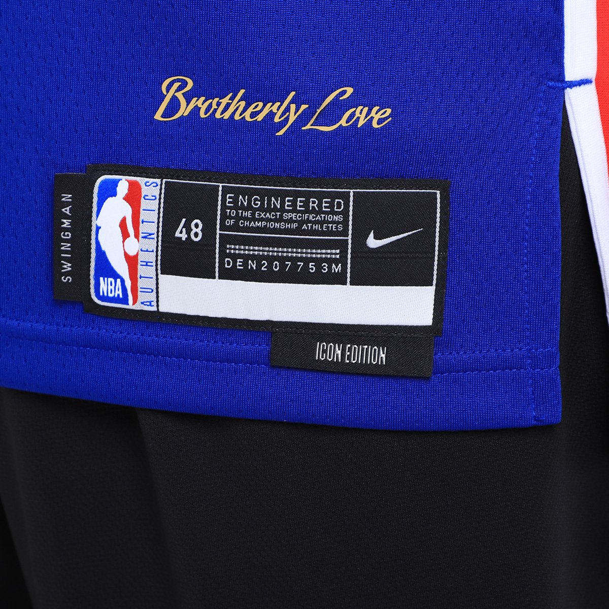 Regata Jersey NBA Nike Philadelphia - Azul Escuro