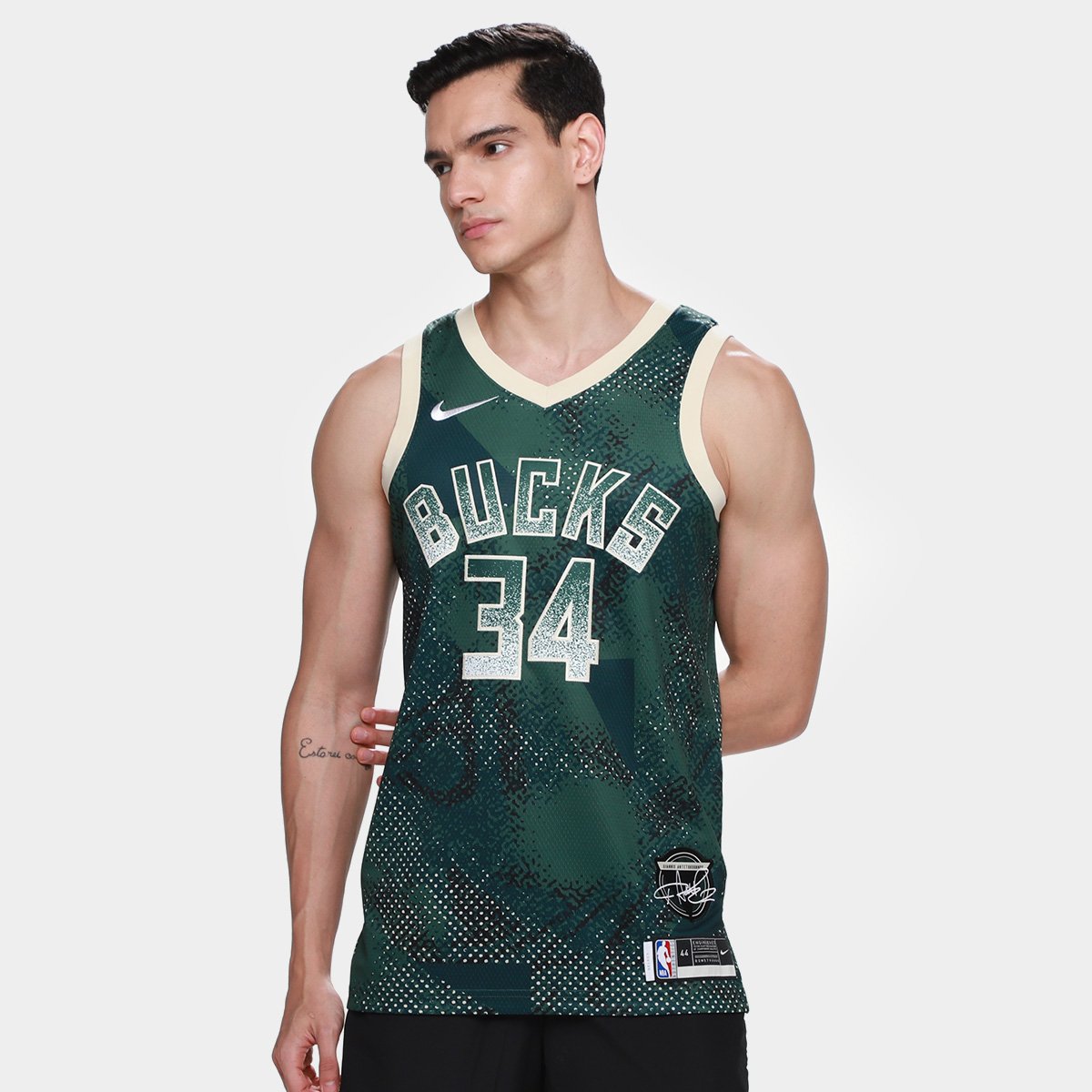 Regata Jersey NBA Nike Milwaukee Bucks - Verde