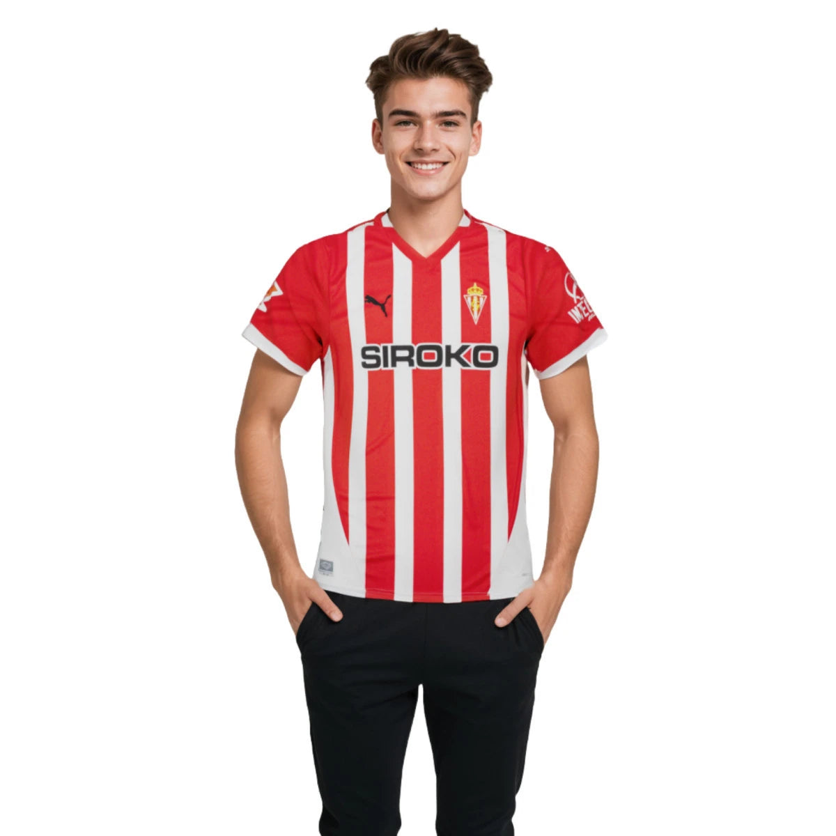Camisa Sporting Gijón 2025/26 Home – Torcedor