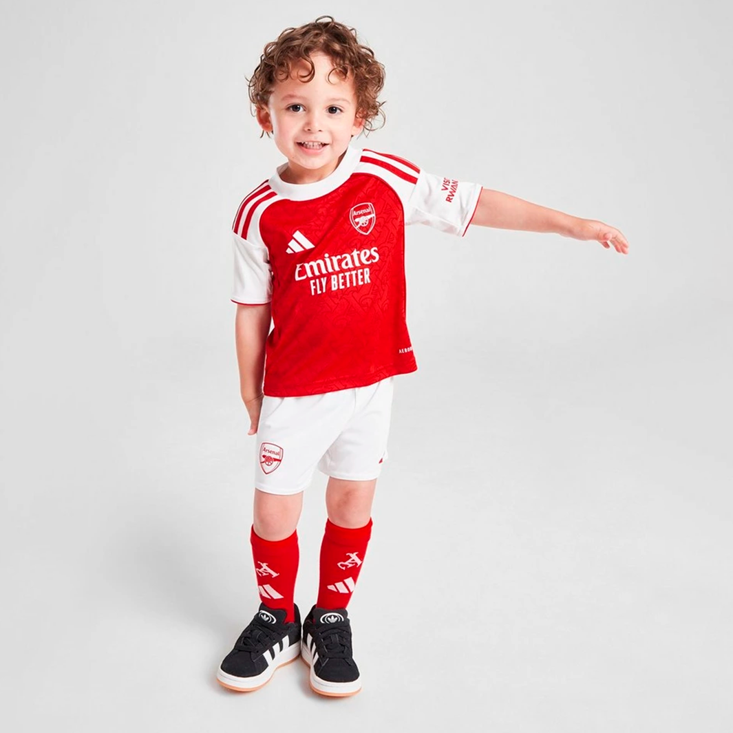 Kit Infantil Arsenal 2025/26 Home